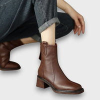 Fina | Botines clásicos de piel