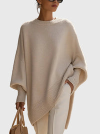 Kimia – suéter oversized de punto con cuello redondo