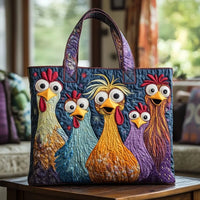 Bolso ilustrado | Cinco copos de nieve de colores