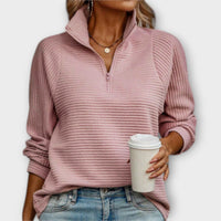 Vili – suéter con cuello alto y cremallera
