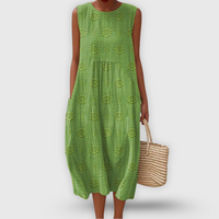 Amalia | Vestido de algodón elegante