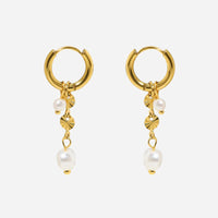 Liana | Pendientes de sol de oro de 18 quilates