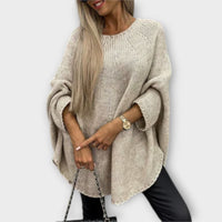 Isabel – suéter de mujer elegante con cuello redondo