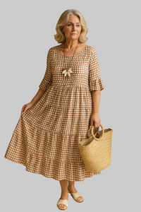 Ingrid | Elegancia boho de lunares