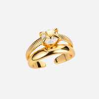 Melania | Anillo de oro de 18 quilates