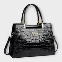 Moda Madrid | Bolso brillante efecto cocodrilo