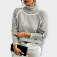 Aurora – sudadera holgada con cuello alto
