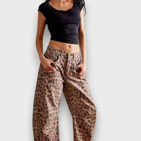 Edith | Pantalón con estampado animal