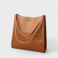Fernanda | Bolso sencillo de colores de piel auténtica