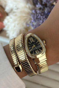 María | Reloj de silicona en forma de serpiente