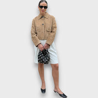Noemí | Chaqueta de ante elegante de corte clásico