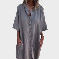 Iliana | Vestido camisero casual