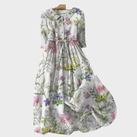 Juana | Vestido de verano con cordón en la cintura