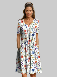 Mariana | Vestido elegante de flores
