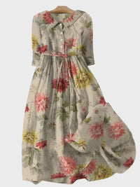 Vestido retro de ramilletes
