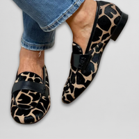 Priscila | Mocasines con estampado animal