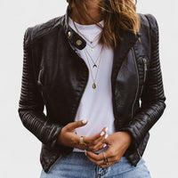 Sandra | Chaqueta de piel elegante