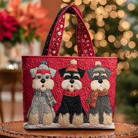 Bolso ilustrado | Trío de schnauzers