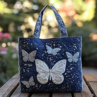 Bolso ilustrado | Mariposa plateada