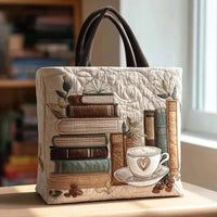 Bolso ilustrado | Un capítulo con café