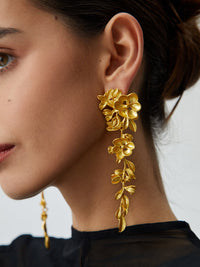 Liana | Pendientes de bolitas con flores