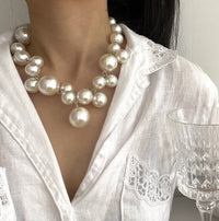 Collar de perlas delicado
