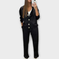 Blusa de manga larga y pantalón