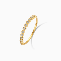 Isabel | Anillo con diamante de oro de 18 quilates