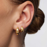 Raquel | Pendientes de oro de 14 quilates