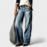 Celeste | Pantalón vaquero ancho