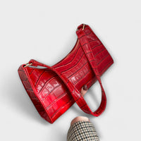 Moda Madrid | Bolso de piel brillante