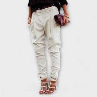 Araceli | Pantalón plisado de talle alto