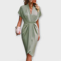 Sabina | Vestido midi cruzado elegante y cómodo