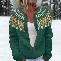 Leonor - Cardigan de invierno cómodo y tejido