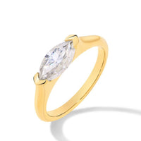 Aniela | Anillo con diamante de oro de 18 quilates
