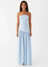 Salomé | Vestido largo sin tirantes