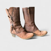 Alma | Botas vintage a media pantorrilla
