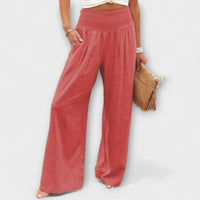 Teresa | Pantalón de lino ancho y holgado