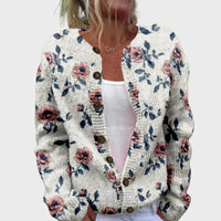 Jersey elegante sin mangas con estampado