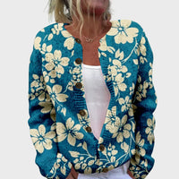 Jersey elegante sin mangas con estampado