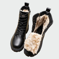 Botas de invierno de piel