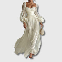 Julia | Vestido elegante con escote cuadrado