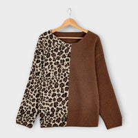 Marina – camiseta de leopardo de corte holgado