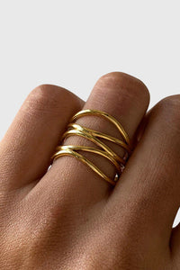 Catalina | Anillo elegante de acero inoxidable