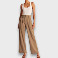 Alba | Pantalón ancho de talle alto