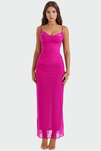 Zoraida | Vestido de tul drapeado