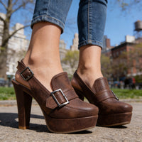Magda | Zapatos de tacón de piel cómodos para mujer