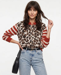 Clotilde | Camiseta con estampado de leopardo