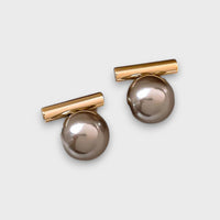 Vilma | Pendientes arquitectónicos con perla