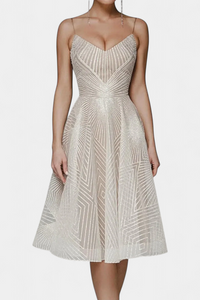 Dafne | Vestido largo con bordado